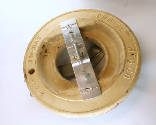 Picture of RTS4R0 OHMITE 4 Ohm, 750W Rheostat Potentiometer
