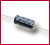 107M25V: 100uF 25V Aluminum Electrolytic Capacitor