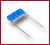 0.47-250V10%: 0.47uF 250V Polyester Film Capacitor (Radial Leads)
