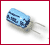 50TWSS 100MTAK0811: 100uF 50V Aluminum Electrolytic Capacitor (Radial Leads)