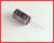 USE1E222M: 2,200uF 10V Aluminum Electrolytic Capacitor (Radial Leads)