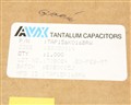 TAP156K016BRW AVX  capacitor 15uF 16V tantalum dipped
