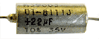 CSR13F226KD 22.0000uf 35.0V capacitor.