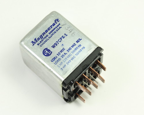 W97CPX1 by Magnecraft relay DPDT 12VDC 25A 2034000522