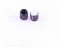 KN500BA 1/4" ALCO knob  aluminum knurled
