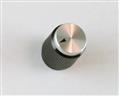 KN501BA 1/4" ALCO knob  aluminum Knurled