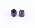 KNP500B 1/4" ALCO knob  aluminum Knurled