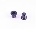 KS500B 1/8" ALCO knob  aluminum Skirted