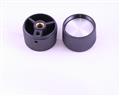 PH1316 1/4" ALCO knob  plastic Knurled