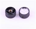PH1417 1/4" ALCO knob  plastic Knurled