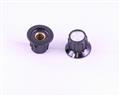 PKA50B 1/4" ALCO knob  plastic Skirted