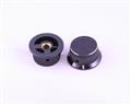 PKT100B 1/4" ALCO knob  plastic Skirted