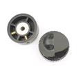 175-1-2 RAYTHEON knob  plastic Knurled