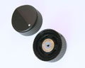 MS91528-4MM3B RAYTHEON knob  plastic Knurled