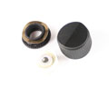 MV125-2A-2G RAYTHEON knob  plastic Fluted
