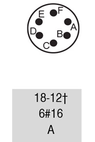 97-3102A18-12P insert arrangement.