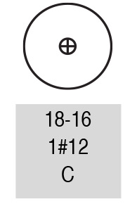 97-3106A18-16S insert arrangement.