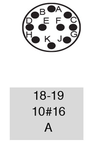 9718-19SF insert arrangement.