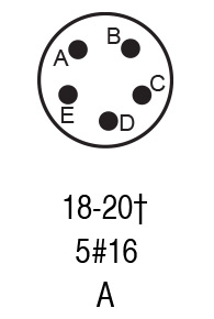 97-3108B18-20P insert arrangement.
