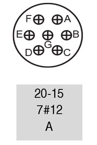 97-20-15P insert arrangement.