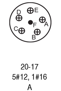 9720-17P insert arrangement.