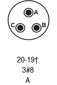 97-3106B-20-19P insert arrangement.