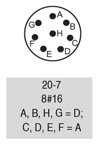 97-3106B20-7PW insert arrangement.