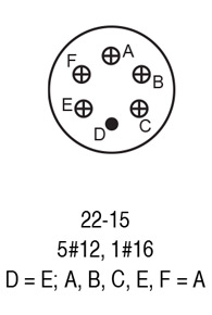 97-3101A-22-15S insert arrangement.