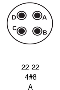 97-3100A22-22S insert arrangement.
