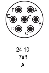 97-3100A24-10P insert arrangement.
