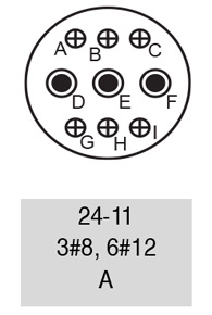 97-3101A24-11S insert arrangement.