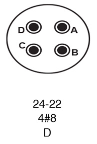 9724-22P insert arrangement.