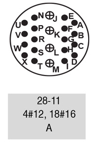 97-3102A-28-11P(621) insert arrangement.
