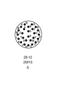 97-3106A28-12P(639) insert arrangement.