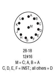 97-3101E28-18S insert arrangement.