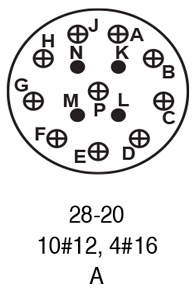 9728-20S insert arrangement.