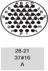 97-3102A28-21S insert arrangement.
