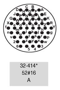 9732-414SR insert arrangement.
