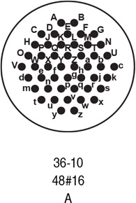 97-3108B36-10S insert arrangement.