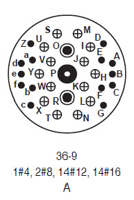 97-3106A36-9P(847) insert arrangement.